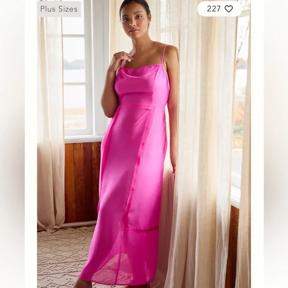 chinese dress ladies Anthropologie Eva Franco Baby Pink Completely Laser Cut Lace Palm Leaf   The Thrifty Hippy